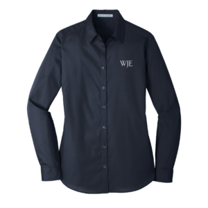 Port Authority Long Sleeve Carefree Poplin Shirt - Women's
